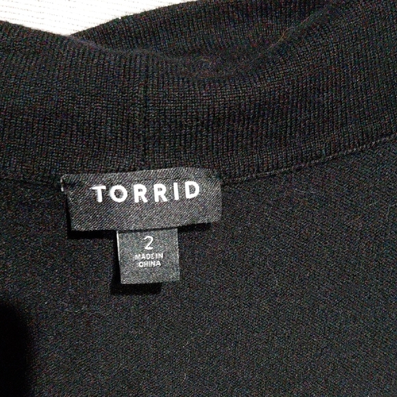 Torrid Black Shrug Sweater - Picture 2 of 5